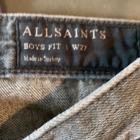 All Saints Boy Fit Patch Jeans - Picture 5 of 7